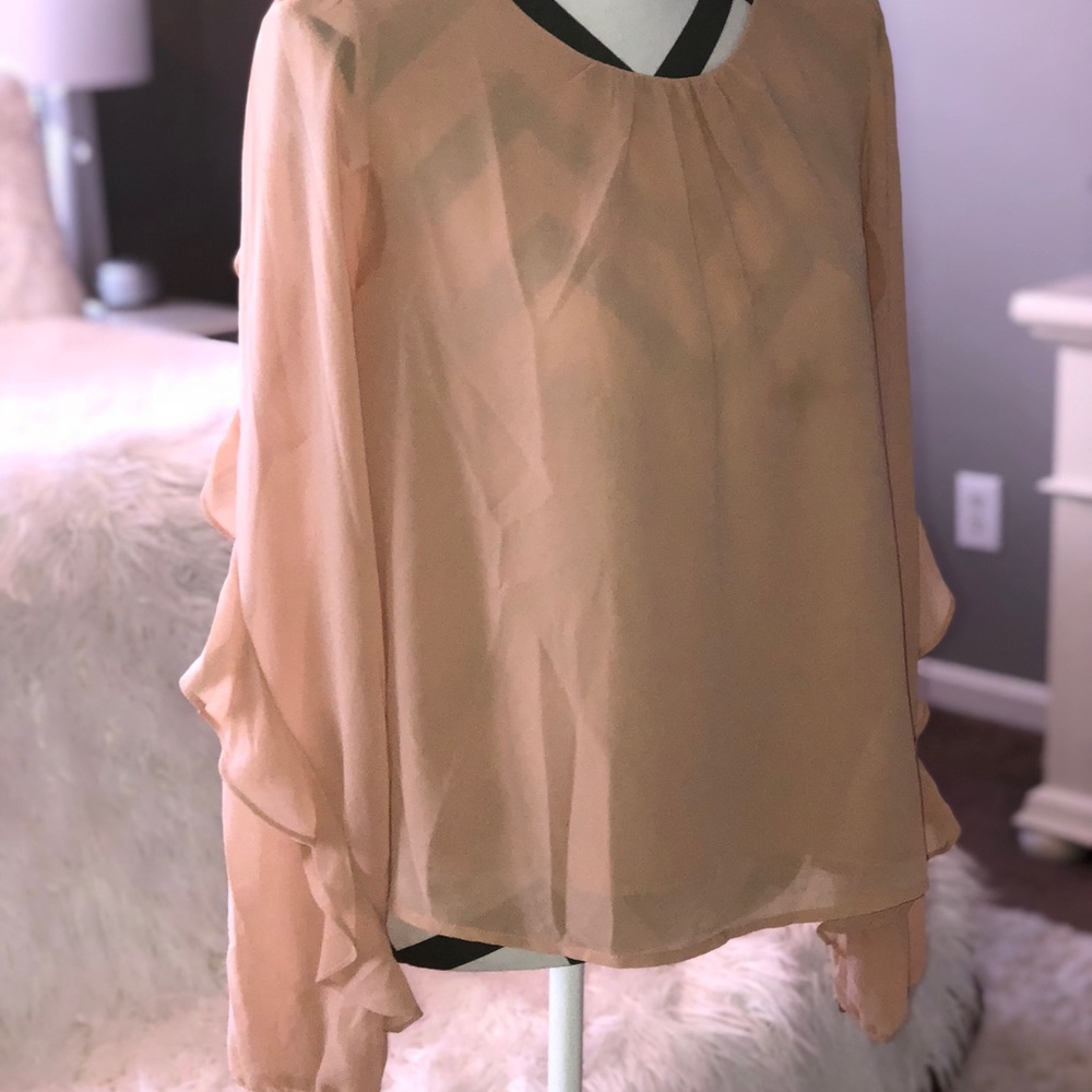 Blush blouse
